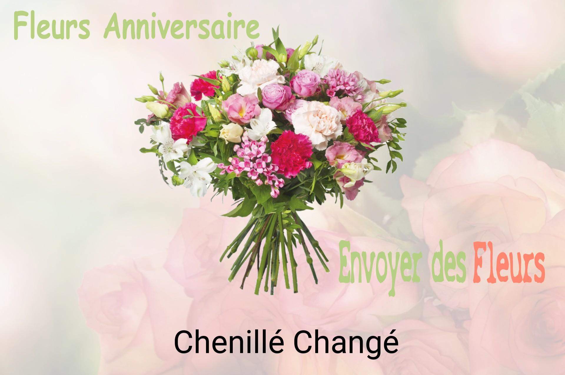 Bouquet de fleurs d’anniversaire livré à Chenillé-Changé